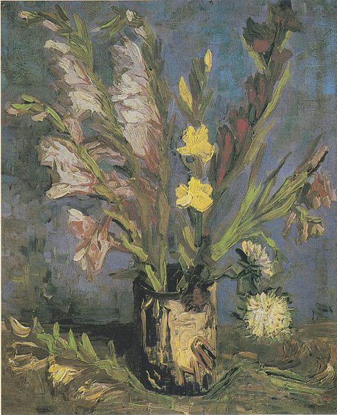 Vincent Van Gogh Vase with Gladioli Germany oil painting art